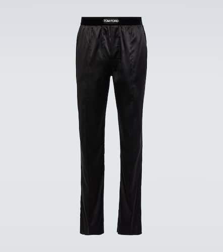 Tom Ford Silk-blend pajama bottoms - Tom Ford - Modalova