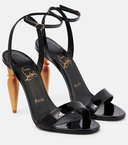 Lipqueen 100 patent leather sandals - Christian Louboutin - Modalova