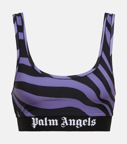 Palm Angels Zebra-print sports bra - Palm Angels - Modalova