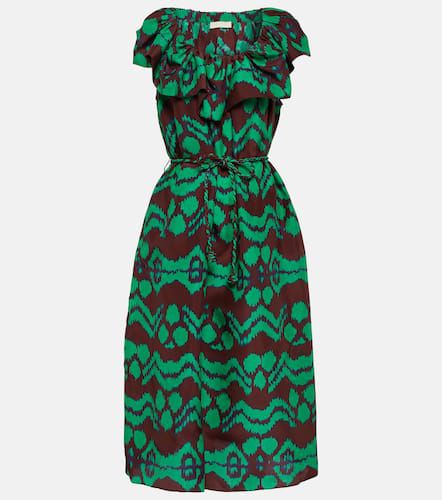 Anora printed silk midi dress - Ulla Johnson - Modalova