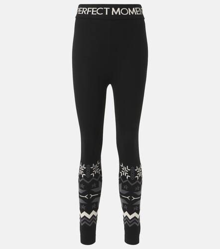 Nordic intarsia wool leggings - Perfect Moment - Modalova