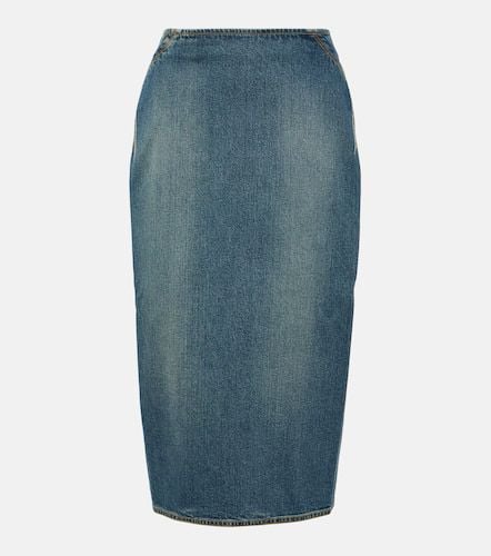 AlaÃ¯a Denim pencil skirt - Alaia - Modalova