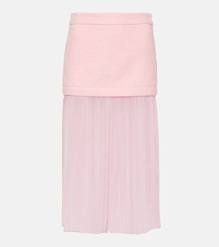 Sequined silk tweed midi skirt - Gucci - Modalova