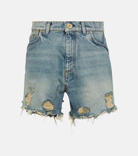 Balmain Distressed denim shorts - Balmain - Modalova