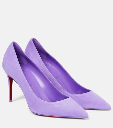 Kate 85 patent suede pumps - Christian Louboutin - Modalova