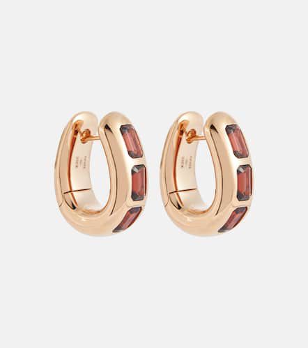 Iconica 18kt rose gold earrings with pyrope garnets - Pomellato - Modalova