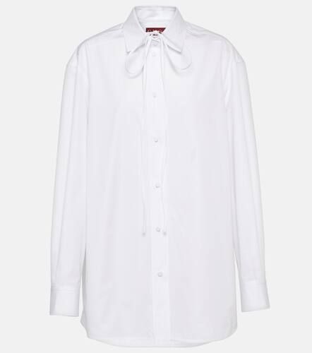 Bow-detail cotton poplin shirt - Gucci - Modalova