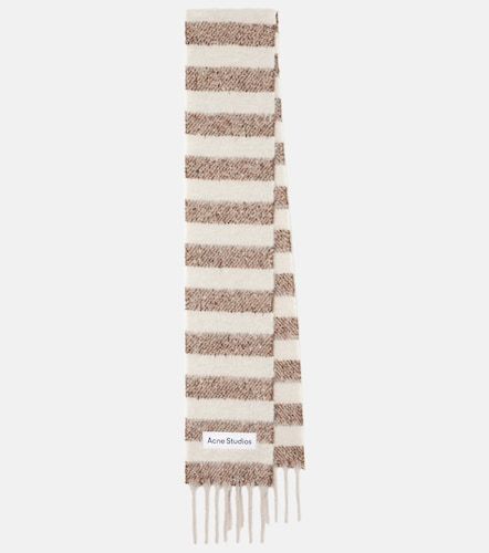 Bufanda en mezcla de lana a rayas - Acne Studios - Modalova