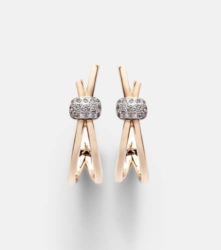 Ohrringe Together aus 18kt Roségold mit Diamanten - Pomellato - Modalova