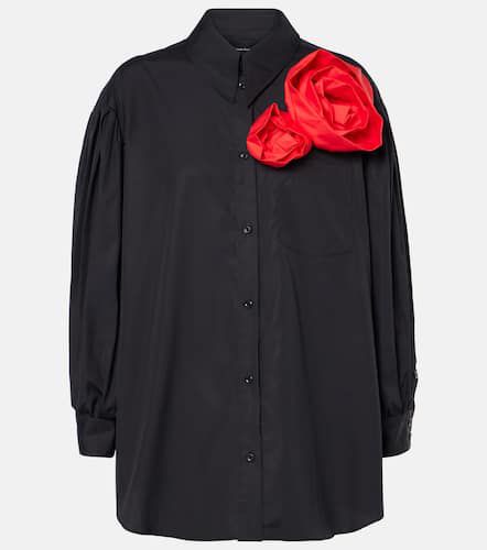 Floral-appliquÃ© cotton shirt - Simone Rocha - Modalova