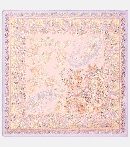 Etro Printed silk twill scarf - Etro - Modalova