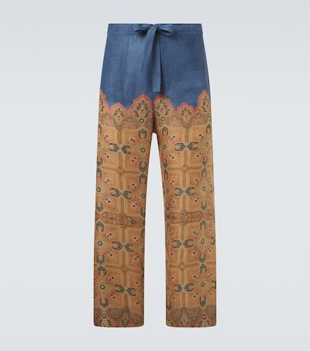 Valentino Weite Hose aus Leinen - Valentino - Modalova