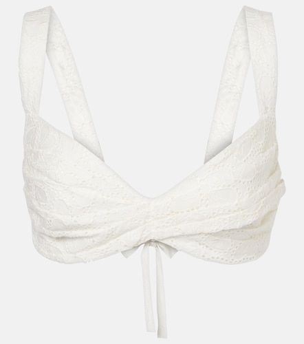 Top bralette Crush Embroidered in lino - Zimmermann - Modalova