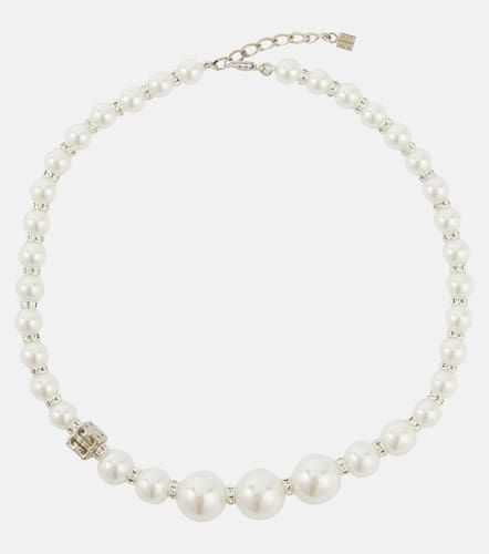 SwarovskiÂ®-embellished faux pearl necklace - Givenchy - Modalova