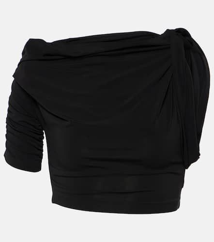 Le Haut Drapeado jersey crop top - Jacquemus - Modalova