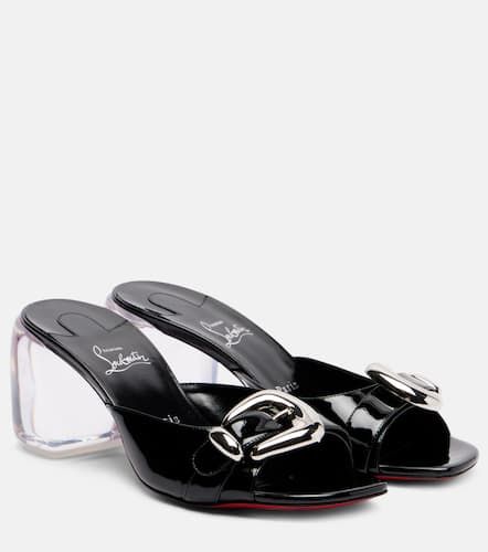 Minny Bubble 70 patent leather mules - Christian Louboutin - Modalova