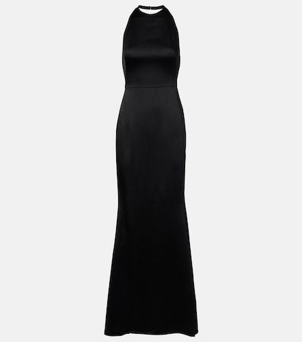 Open-back crepe and satin gown - Givenchy - Modalova