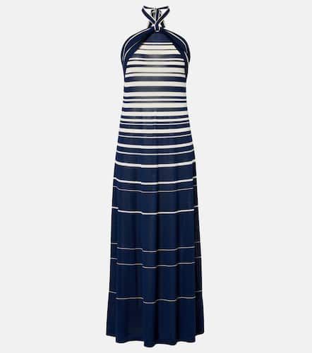 Robe longue Axel rayée en coton mélangé - Faithfull - Modalova