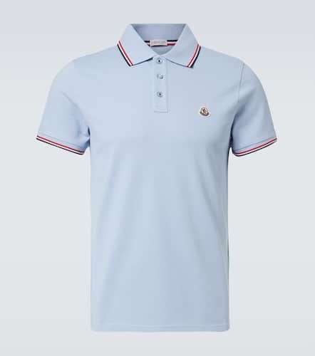 Moncler Logo cotton polo shirt - Moncler - Modalova