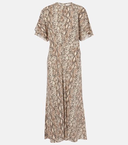 Keany printed silk-blend midi dress - Isabel Marant - Modalova