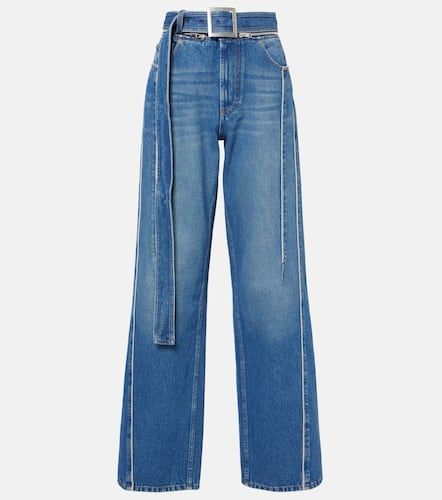 Belted high-rise wide-leg jeans - Jean Paul Gaultier - Modalova