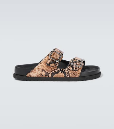 Arizona snake-effect leather sandals - Birkenstock 1774 - Modalova