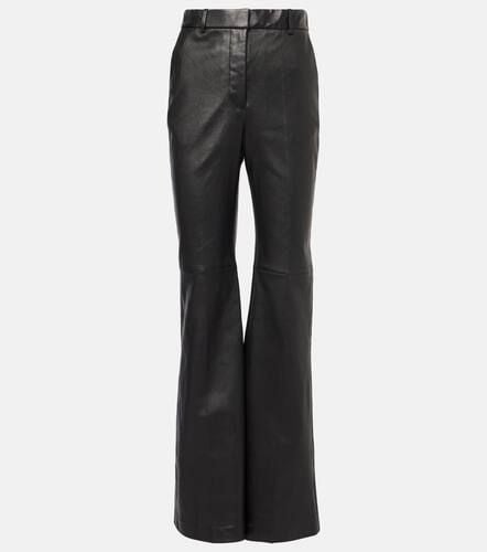 Tafira mid-rise leather flared pants - Joseph - Modalova