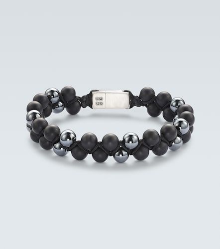 Pulsera Spirit Beads de plata de ley con ónix - David Yurman - Modalova