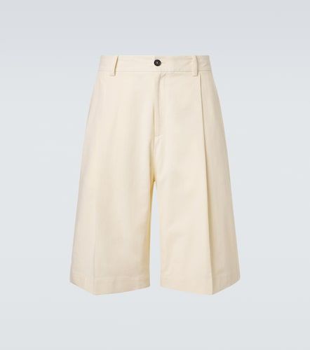 Fowld cotton and linen Bermuda shorts - Studio Nicholson - Modalova