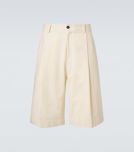 Fowld cotton and linen Bermuda shorts - Studio Nicholson - Modalova