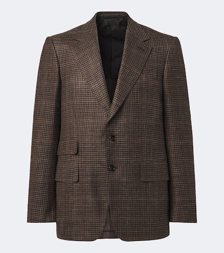 Houndstooth wool, silk, and linen blazer - Tom Ford - Modalova