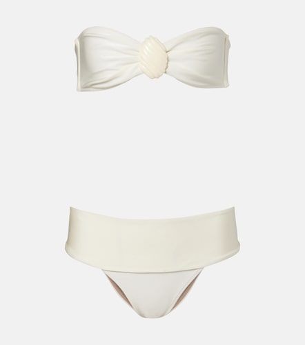 Bikini bandeau adornado - Adriana Degreas - Modalova
