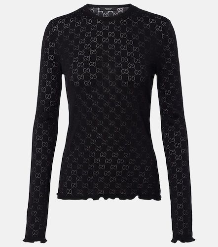 Gucci Pullover GG aus Devoré - Gucci - Modalova