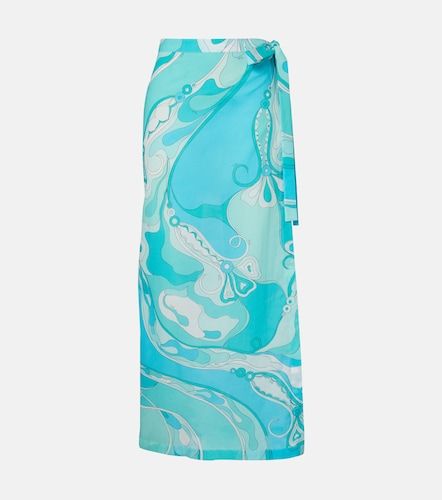 Orchidee cotton beach cover-up - Pucci - Modalova