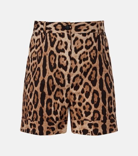Bermudas de algodón estampadas - Dolce&Gabbana - Modalova