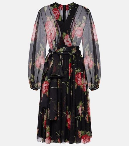 Dolce&Gabbana Midikleid aus Seide - Dolce&Gabbana - Modalova