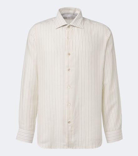 Eleventy Camisa de sarga a rayas - Eleventy - Modalova