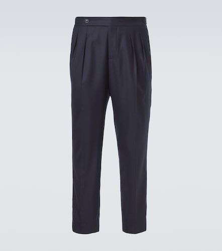 Wool and silk straight pants - Brunello Cucinelli - Modalova
