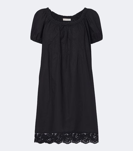 Vestido corto Conca de algodón con encaje - Faithfull - Modalova
