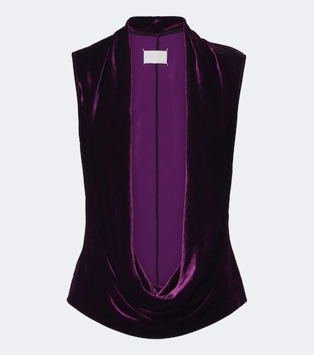 Maison Margiela Top in velluto - Maison Margiela - Modalova