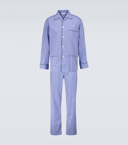 Felsted 3 checked cotton pajama set - Derek Rose - Modalova