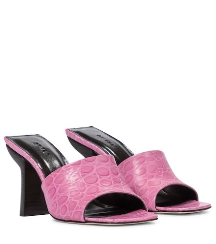 Sandalias Liliana de piel efecto coco - By Far - Modalova