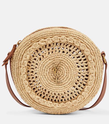 Small raffia crossbody bag - Saint Laurent - Modalova