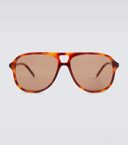 Occhiali da sole aviator in acetato - Gucci - Modalova