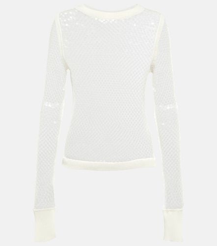 Top in rete con paillettes - Jean Paul Gaultier - Modalova
