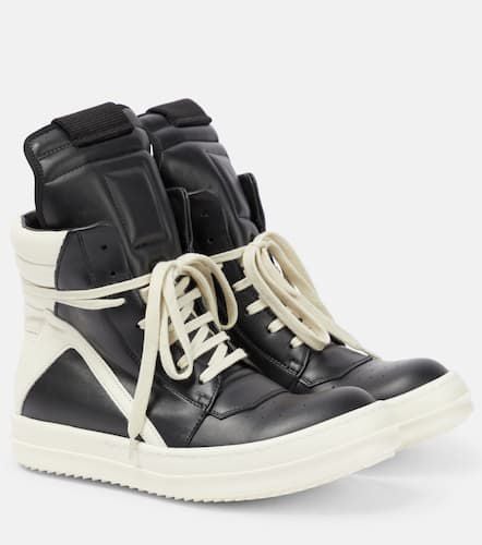 Geobasket leather high-top sneakers - Rick Owens - Modalova