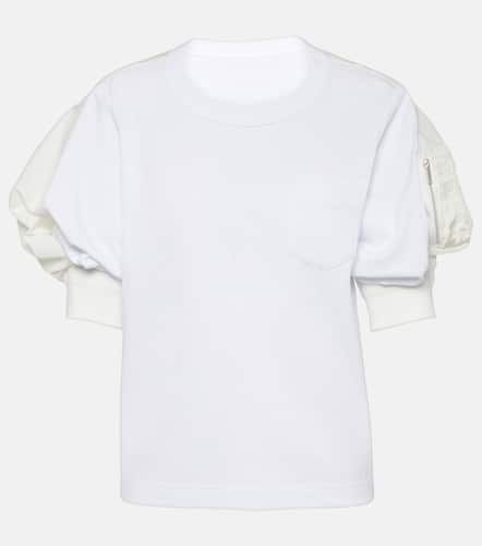 Sacai T-shirt in jersey di cotone - Sacai - Modalova