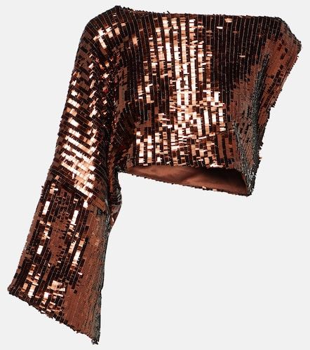 Top Eric monospalla con paillettes - Taller Marmo - Modalova