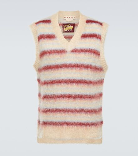Chaleco de mezcla de mohair a rayas - Marni - Modalova