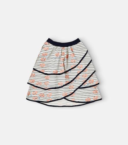 Falda de algodón a rayas - Mini Rodini - Modalova